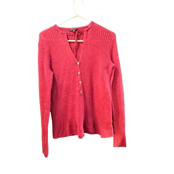 Eileen Fisher 100% Merino Wool Button-Up Knit Cardigan Sweater Size S - Picture 1 of 6